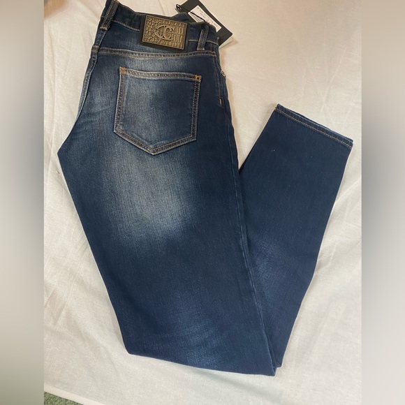 CAVALLI -straight leg denim pant - Picture 3 of 7